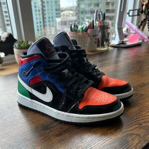 Colorful Air Jordan 1 Sneakers